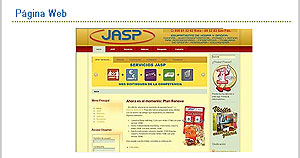 Ficha Avanzada, detalle de la página web
