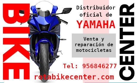 Rota Bike Center. Venta y reparación de moticicletas. Distribuidor oficial de Yamaha.