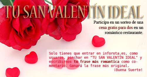 Promoción Tu San Valentín Ideal en InfoRota