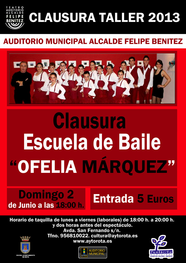 La Escuela de Baile Ofelia Márquez clausura curso este domingo en el teatro